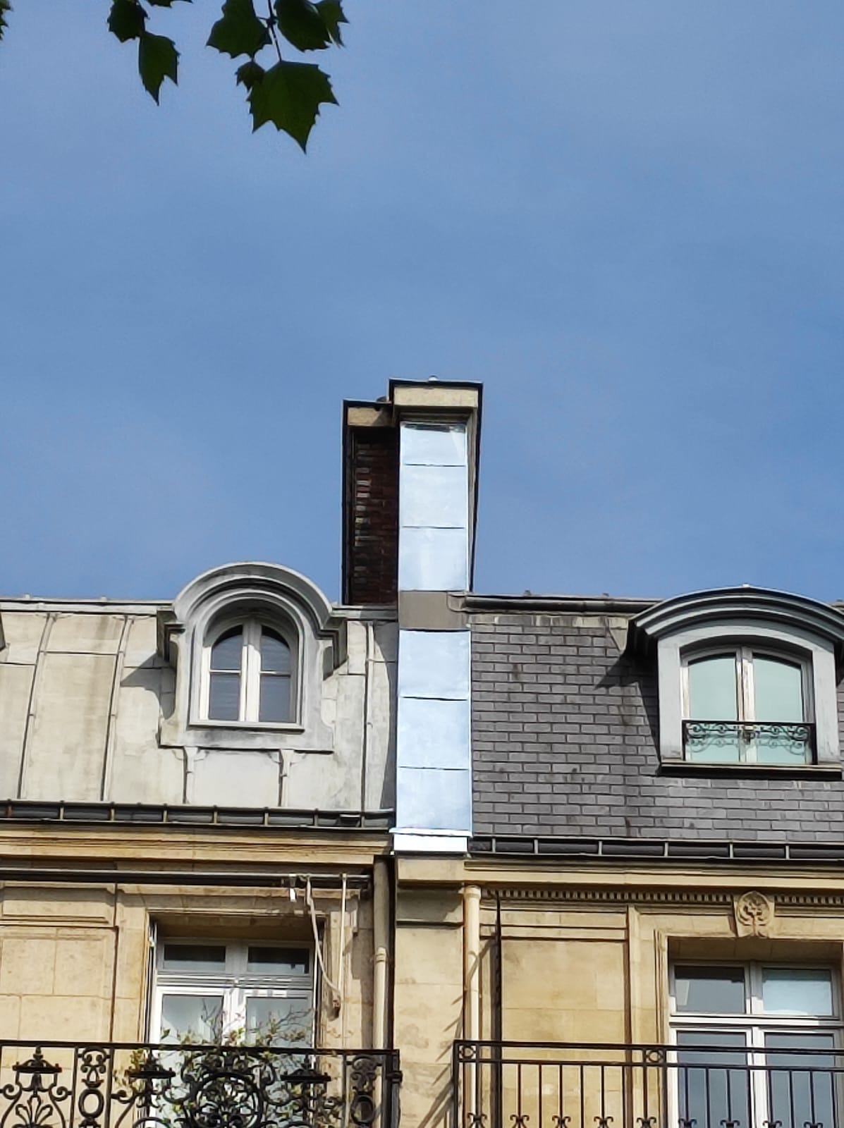 Vue des toits de Paris